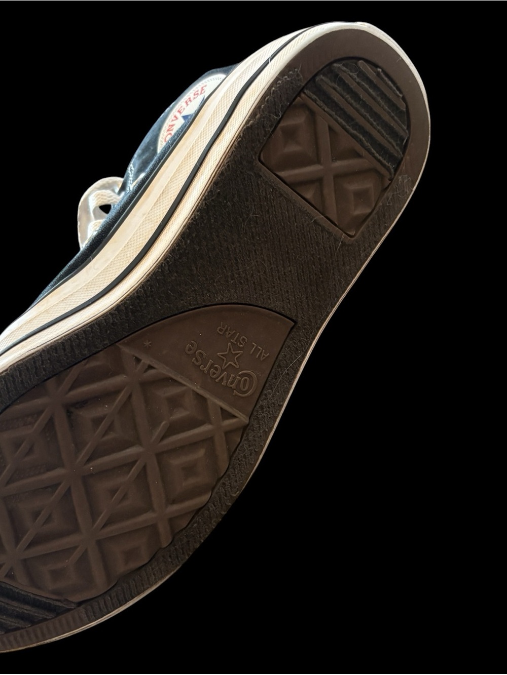 Converse Black and White High-Top Sneakers - Picture 7 of 7